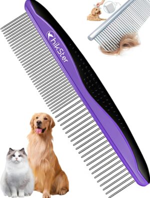 Cat Comb, Dog Comb for Grooming, Pe...