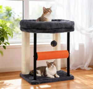 Hey-brother Cat Tree Tower with Rol...