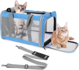 Pet Carrier for Large Cats of 20 Lb...