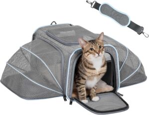 Petsfit Expandable Large Cat Carrie...
