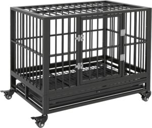 PawHut Heavy Duty Steel Dog Crate K...