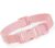 Waterproof Dog Collar, Rubber Adjustable Collars with Quick Release Buckle, Odor-Resistant, Easy to Clean Pet Collars for Small Medium or Large Dogs (Pink, M 11.8-18.5 inch)