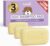 Kelebs Natural Dog Shampoo Bar Anti-Itching | Puppy Shampoo | Calming Sensitive Skin with Lavender Essential Oils and Oatmeal | Zero Plastic | Vegan | 3PCS