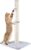 Dimaka 29“Tall Cat Scratching Post, Cat Scratcher for Large Cats with Sisal Rope and Teasing Toy Ball, Scratch Pole for Indoor Adult Cats (Grey)