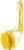 Dog Bath Brush, Dog Scrubber for Bath, Soft Silicone Dog Grooming Brush Shampoo Dispenser, Pet Shower Brush for Short & Long Hair Dog Cat Washing (Yellow)