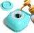 Dog Bath Brush, Dog cat Grooming Brush, Soft Silicone Rubber Pet Massage Brush Shampoo Dispenserfor Short Long Haired Dogs and Cats Washing Shower (Blue)