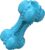 Squeaky Dog Chew Toy for Aggressive Chewers Large Breed, Tough Indestructible Rubber Bone with Toothbrush for Big Medium Dogs Teeth Cleaning