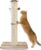 Joydeco Cat Scratching Post 38 Inches Heavy Duty and Thick Scratching Post Sisal Rope with Hanging Ball and Mice for Indoor Cats(Coffee)