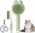 Cat Brush Cat Grooming Kit, Cat Brush for Indoor Cats, Cat Nail Clipper and Metal Cat Comb Included, Remove Loose Fur and Mats, For Long and Short Haired Cats and Dogs-3Pack