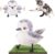 Migipaws Flapping Bird, Lifelike Sandpiper Chirping,Touch Activated KittenToy,Interactive Cat Toy for All Breeds Cat Kicker,Catnip Toys,Rechargeable…
