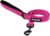 Voyager Reflective Dog Leash with Neoprene Handle, 5ft Long, Supports Small, Medium, and Large Breed Puppies, Cute and Heavy Duty for Walking, Running, and Training – Fuchsia (Leash), S
