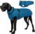 Lelepet Dog Coat with Harness Built in, Waterproof Dog Jacket for Large Dogs Reflective Windproof Winter Jacket with Zip Warm Cold Weather Coats for Dogs,Cozy Pet Snowsuit, Great Dane, Blue, XXXL