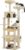 PAWZ Road Large Cat Tree, 72 Inches Cat Tower for Large Cats, Cat Condo with Sisal-Covered Scratching Posts and Pads, 2 Padded Perch, Dual Condo and Basket for Indoor Cats-Beige