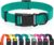 Waterproof Dog Collar, Easy to Clean Rubber Dog Collars with Quick Release Buckle Fits Small Medium or Large Dogs