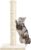 34inch Cat Scratching Post with Natural Sisal Rope 4.3Inch Large Diameter Scratcher Post Tree for Indoor Cats Beige
