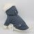 Pet Dog Puppy Cat Clothes Winter Insulated Padded Coat Jacket – Alexander, Hooded with Faux Fur Trim, Warm, Stylish, Modern, Water Resistant, Fleece Lining (Large, Slate Blue)