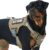 Auroth Tactical Dog Harness for Large Dogs No Pull Adjustable Pet Harness Reflective K9 Working Training Easy Control Pet Vest Military Service Dog Harnesses Army Yellow XL(Neck:20-31 inch ,Chest:26-42 inch )