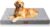 JOLLYVOGUE Dog Bed Large, Orthopedic Dog Bed Support Egg Crate Foam Dog Beds, Soft & Cozy Pet Bed Mat with Removable Washable Cover (Large, Dark Grey, Up to 75 lbs)