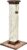 Amazon Basics Cat Scratcher – Indoor Classic Single Cat & Kittens Scratching Post with Sisal Rope, Large (35.4″H) – Brown