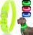 Chalklit Light Up LED Dog Collar, USB Rechargeable Waterproof Reflective Adjustable Flashing Dog Collar Lighted, Glowing in The Dark for Small Medium Large Dogs Night Safety Walking (Green, Large)