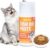 Just Try 3.38 Fl Oz Fish Oil Paste Salmon Oil & Cat Vitamins for Indoor Cats, Omega-3 Supports Skin & Coat Health, Chicken Flavor