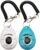 Training Clicker for Pet Like Dog Cat Horse Bird Dolphin Puppy, with Wrist Strap,White + Lake Blue