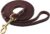 Dog Leash, 4ft 5ft 6ft Geniune Leather Dog Leash for Small Dogs, Dog Training Walking Running Brown