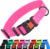 CollarDirect Waterproof Dog Collar – Silicone, Plastic Collar, Odor-Resistant, Easy to Clean, for Large, Medium, Small Dogs – Adjustable Collar with Breakaway Buckle (Neck Fit 14″-18″, Pink)