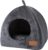 Pet Cave Bed – Warm Cat Bed for Indoor Cats – Pet Tent Cave Igloo Bed for Cats/Small Dogs – Pet Dog Cat Cave Bed – Kitten Bed Cat Tent Cat Bed House with Removable Washable Cushion