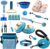 PupLuxe Puppy Starter Kit Blue 22 Piece Kit Great for Dog Training New Dog Bundle