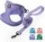 BELLA & PAL Puppy Harness with Leash Set, Dog Harness for Small Dogs No Pull, Dog Leash for Puupy, Step in Harness for Extra Small Dogs (Lavender, XS)