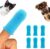 6Pcs Dog Toothbrush, Soft Dog Finger Toothbrush, 360º Silicone Pets Teeth Cleaning Toothbrush for Dogs Cats Dental Care