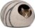 MEOWFIA Cat Cave – Premium Felt Cat Bed for Indoor Cats, Handmade Merino Wool (Light Grey, Medium)