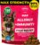 Mighty Petz MAX Dog Allergy Relief Chews – with Omega 3 for Dogs, Colostrum & Probiotics. Immune Support for Seasonal Allergies & Itchy Skin