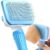 ACE2ACE Dog Brush, Cat Brush for Shedding Long and Short Haired, Self-Cleaning Dog Slicker Brush, Removes Loose Fur for Puppy, Cockapoo, Labrador, Golden Retriever, Pomeranian, Poodle, Rabbits, Blue