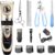 Ceenwes Dog Clippers Low Noise Pet Clippers Rechargeable Cat Trimmer Cordless Pet Grooming Tool Professional Dog Hair Trimmer with Comb Guides Scissors Nail Kits for Dogs Cats & Other Hairy Animals