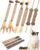 TINDTOP Silvervine Sticks for Cats, 12 Pack Natural Catnip Chew Toys for Kittens Teeth Cleaning, Matatabi Dental Care, Increase Appetite, Calm Cat Anxiety and Stress, Aggressive Chewers Cat Dental Toy