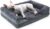 Orthopedic Dog Bed, Dog Bed for Small Dogs Cats, Bolster Pet Bed Couch with Removable Washable Cover, Egg Foam and Nonskid Bottom