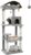 PEQULTI Cat Tree for Large Cats with Metal Frame Big Hammock, Cat Tower for Indoor Cats with 2 Door Condo House, [56.3″=143cm] Multi-Level Cat Shelves with Scratching Posts and Top Perch, Grey