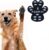 Dog Anti Slip Paw Grips Traction Pads,Paw Protection with Stronger Adhesive, Non-Toxic,Multi-Use on Hardwood Floor or Injuries,12 sets-48 Pads S Black