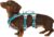 Huntboo Escape Proof Dog Harness, Escape Artist Harness, Fully Reflective Harness with Padded Handle, Breathable, Durable, Adjustable Vest for Small Dogs Walking, Training, and Running Gear (Teal,S)