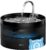 Cat Water Fountain Cat Fountain: GIOTOHUN 2L Water Fountains Indoor Cats – Super Silent Pet Waterer Fountains for Cats – Easy Cleaning – Black – Pets Feeding & Watering Supplies – for Small Animals