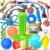 KIPRITII Dog Toys for Puppy Teething – 23 Pack Puppy Teething Toys for Boredom, Pet Dog Toothbrush Dog Toys with Rope Toys, Dog Treat Ball and More Squeaky Toy for Puppies and Small Dogs