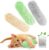 Rishoesu 3 Pcs Interactive Cat Toys Cat Pillows, Soft and Durable Crinkle Sound Catnip Toys, for Indoor Cats Funny Kitten Toys Exercise