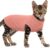 PUMYPOREITY Fleece Cat Vest, Thick Winter Shirt, Cold Weather Clothes, Soft Coat, Sweater for Cats, Pink, XL