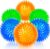 Squeaky Balls for Dogs Small, Fetch Balls for Dogs Rubber 6 Pack Bright Colors TPR Puppy Toys Dog Toy Balls Dog Squeaky Toys Spike Ball Dog Chew Toys for Small Dogs Pet Toys for Puppy Teething Toys