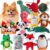 Squeaky Dog Toys for Puppy Small Medium Dogs, Stuffed Samll Dog Toys Bulk with 12 Plush Pet Dog Toy Set, Cute Safe Dog Chew Toys Pack for Puppies Teething (12 Dog Toys)