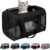Top Tasta Cat Carrying Case – Airline Approved, Portable & Breathable Pet Travel Carrier, Removable Fleece Pad, Collapsible Cat Carrier Dog Carrier for Medium Cats Small Dogs (Medium, Black)