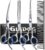 GLADOG Professional Dog Grooming Scissors Set, 5 in 1 Pet Grooming Scissors for Dogs with Safety Round Tips, Sharp and Durable, Upgraded Pet Grooming Shears for Dogs and Cats