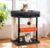 Hey-brother Cat Tree Tower with Rolling Scratching Post, Spacious Plush Platforms, Fully Sisal-Wrapped Column and Plush Toy Ball, Sturdy Bed for Indoor Kittens, 18.9 inches, Smoky Gray MPJ010SG